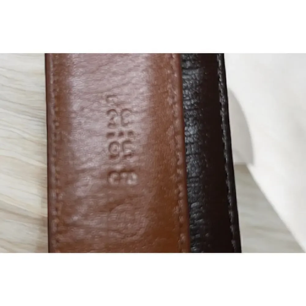 Vintage 1980’s Coach 5700 1” Burnished Cowhide Leather Belt - Size 38